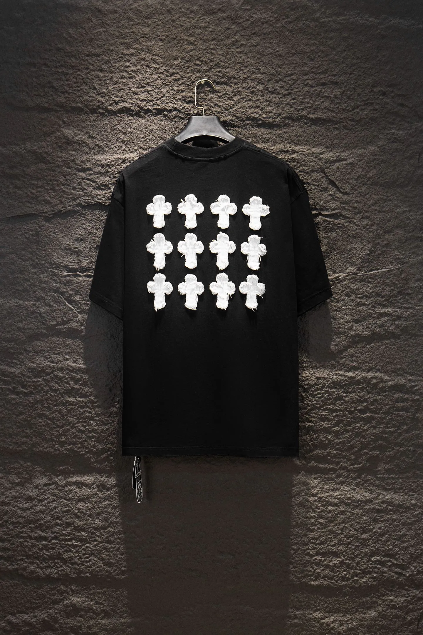 ：7288# 🆕Chrome hearts os ， nice✔️ ⚠️100% 32 ， ， ， ！！ ， ！ # ， ； 。 oversize ， ！ ， ！ “ ” 💏 :Black White Size:S M L XL